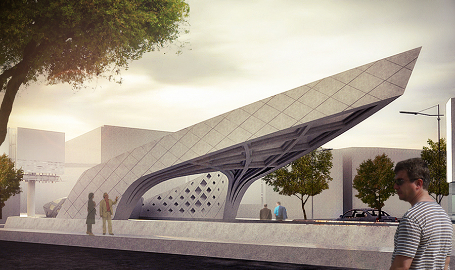 Monument of Imam khomeini square- Pratic[A] Studio مونومان میدان امام خمینی- استودیو معماری پراتیک