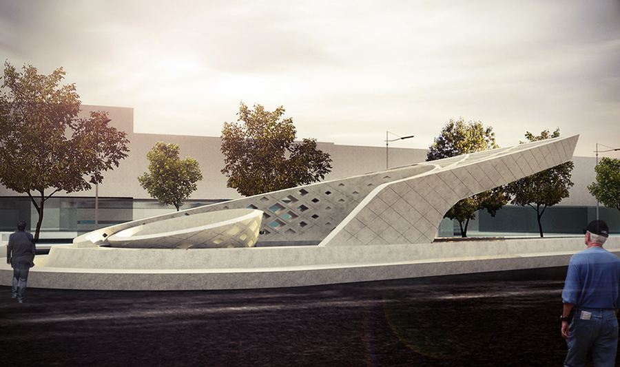 Monument of Imam khomeini square- Pratic[A] Studio مونومان میدان امام خمینی- استودیو معماری پراتیک